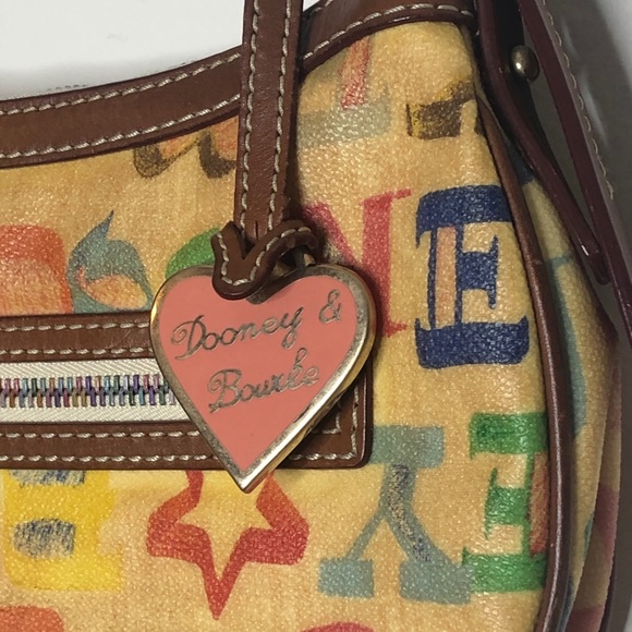 Dooney & Bourke Bags Dooney Bourke Crayon Graffiti Small Hobo Bag